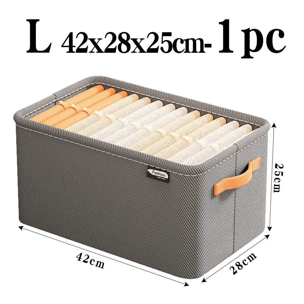 Durable wardrobe storage solution for sweaters, pants, and more