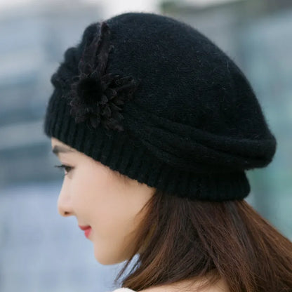 Classic Knit Beret – Stylish Warm Hat for Women