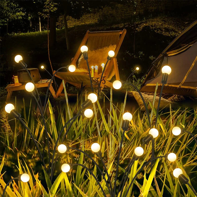 Waterproof solar garden lights for patios, yards, and pathways