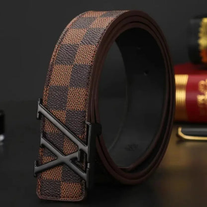 Genuine cowhide business and casual waistband