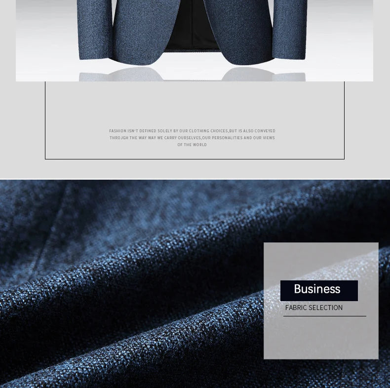 Men’s business casual blazer, spring & autumn