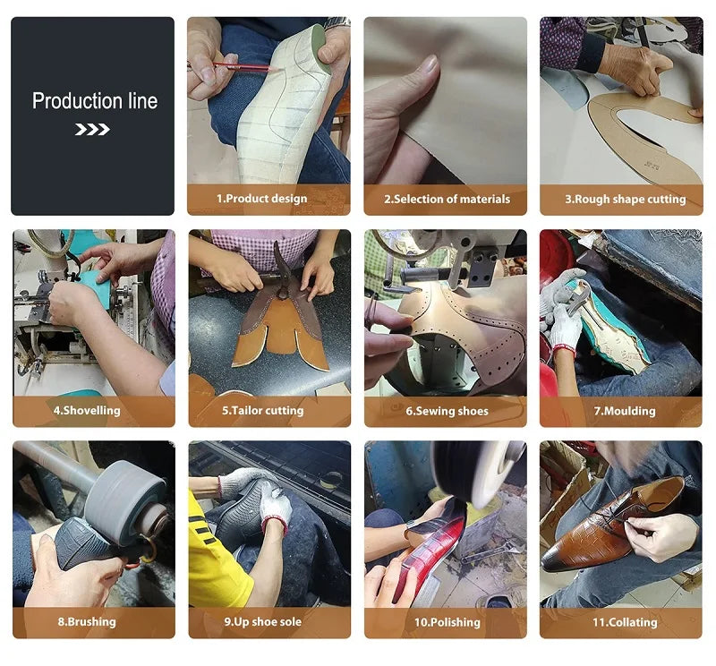 Handmade formal shoes for office, wedding, and parties