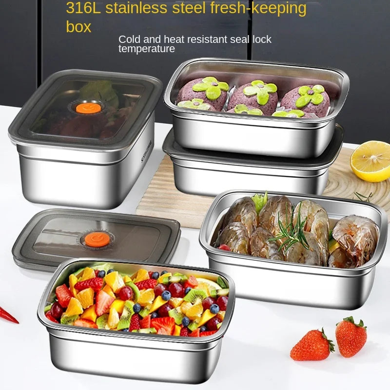 316 stainless steel leak-proof bento lunch box