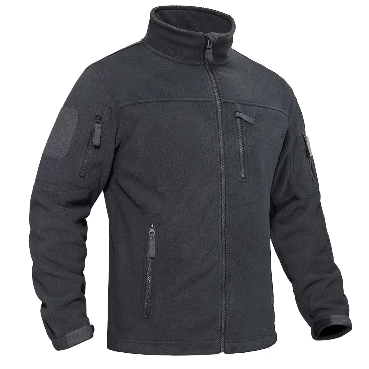 Men’s cotton-padded winter vest with stand collar