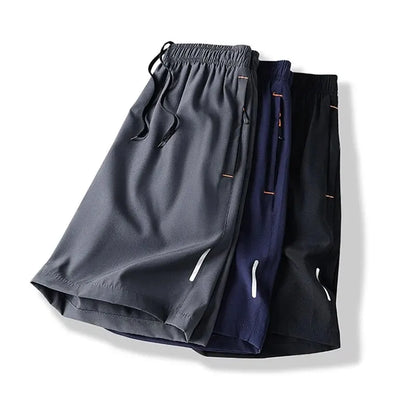 Men’s breathable summer sports shorts with elastic waist