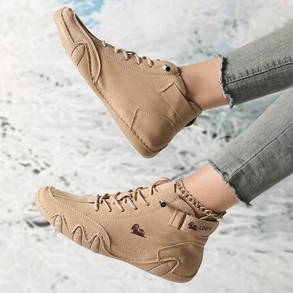 Women’s Winter Ankle Boots – Waterproof, Plush Fur Lined
