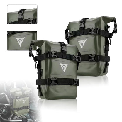 Compact protective bag for motorcycle maintenance gear