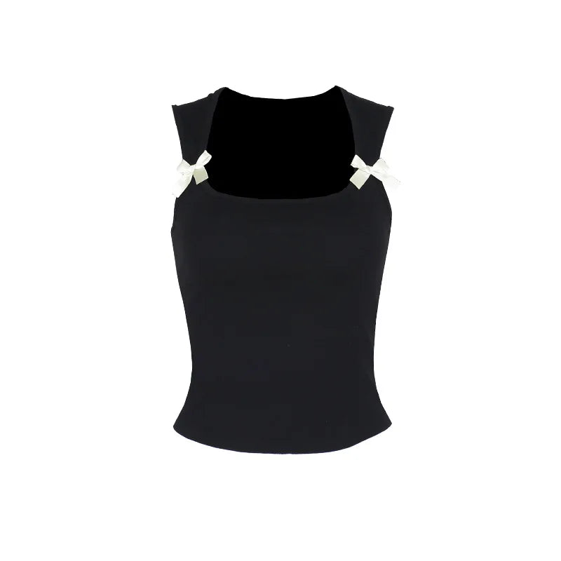 Women’s gothic black strapless tube top