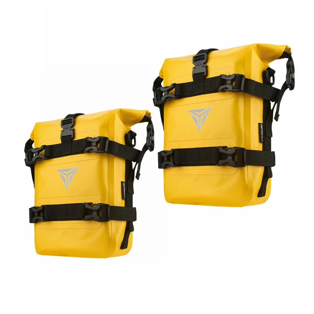 Compact protective bag for motorcycle maintenance gear