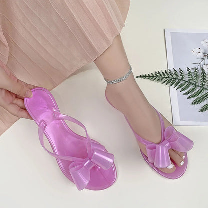 Women’s Sweet Beach Slippers – Anti-Slip Pull-On Flats