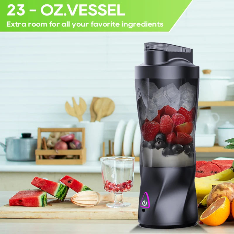 Outdoor-friendly blender cup—compact and multifunctional