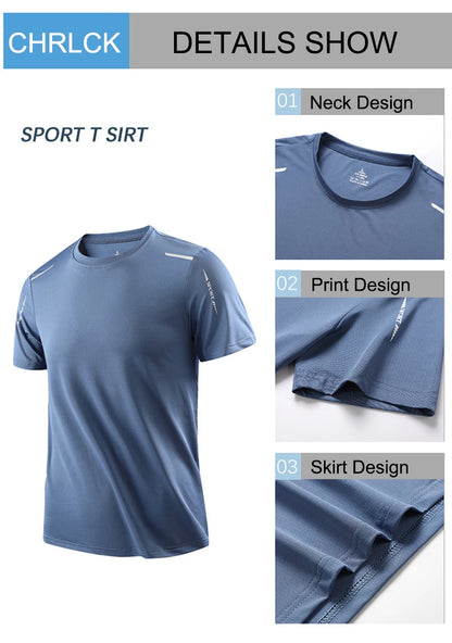 Men’s quick-dry running and outdoor sports T-shirt