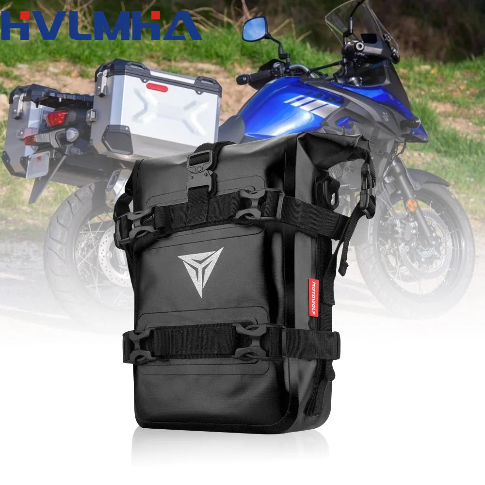 Compact protective bag for motorcycle maintenance gear