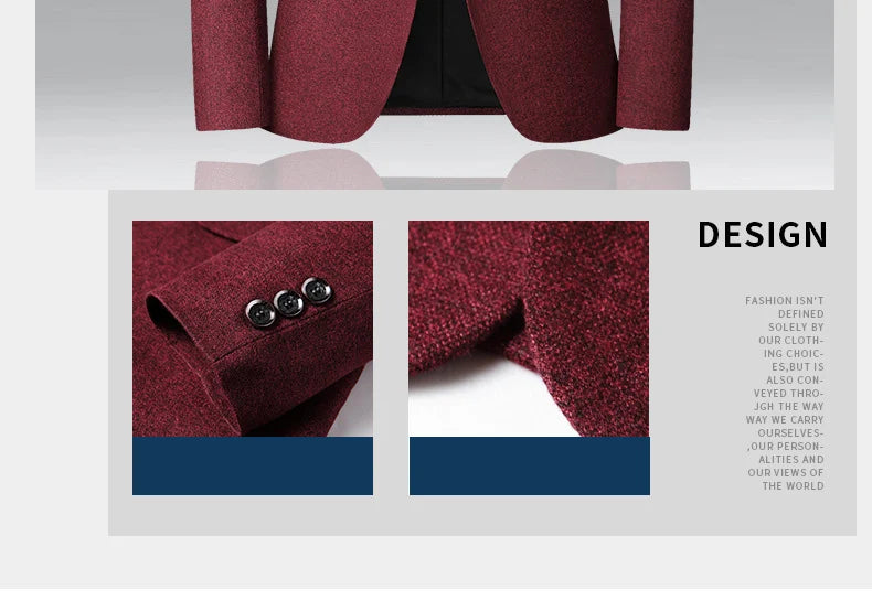 Men’s business casual blazer, spring & autumn