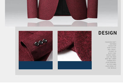Men’s business casual blazer, spring & autumn