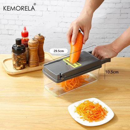 14/16-in-1 multifunctional veggie chopper and slicer